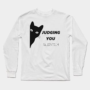 Judging You Silently Long Sleeve T-Shirt